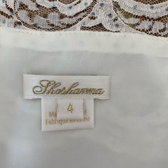 ⚫️ NWT Shoshanna Stacia Lace Tiered Polka Dot Anthropologie Dress Size 4 - Picture 12 of 16